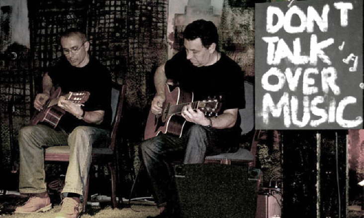 Don't talk over the music !